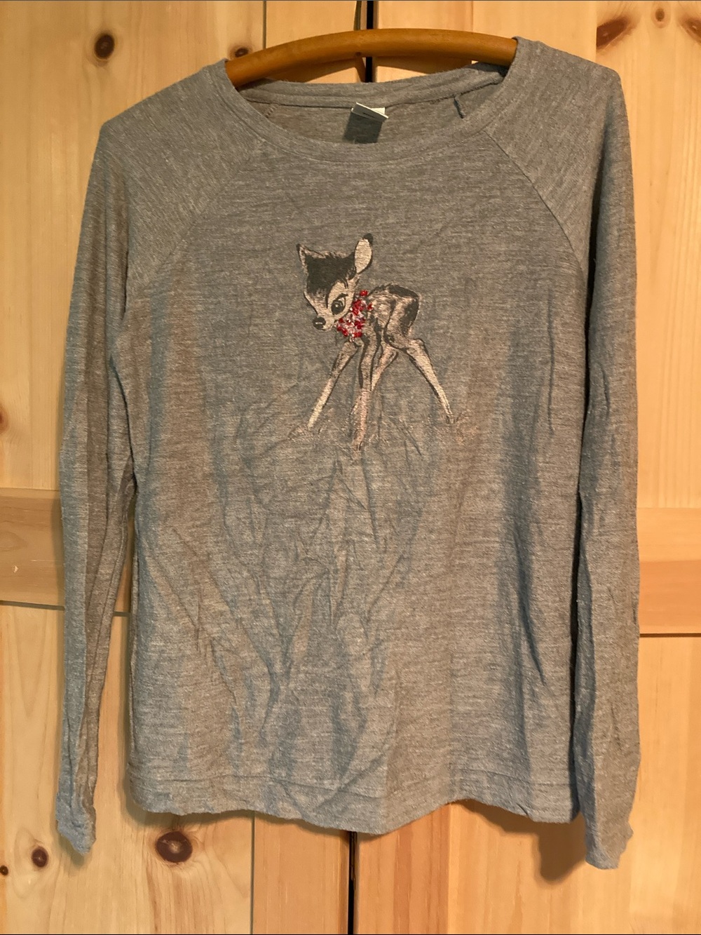 Disney LC Lauren Conrad Grey Long-Sleeve  Bambi Too